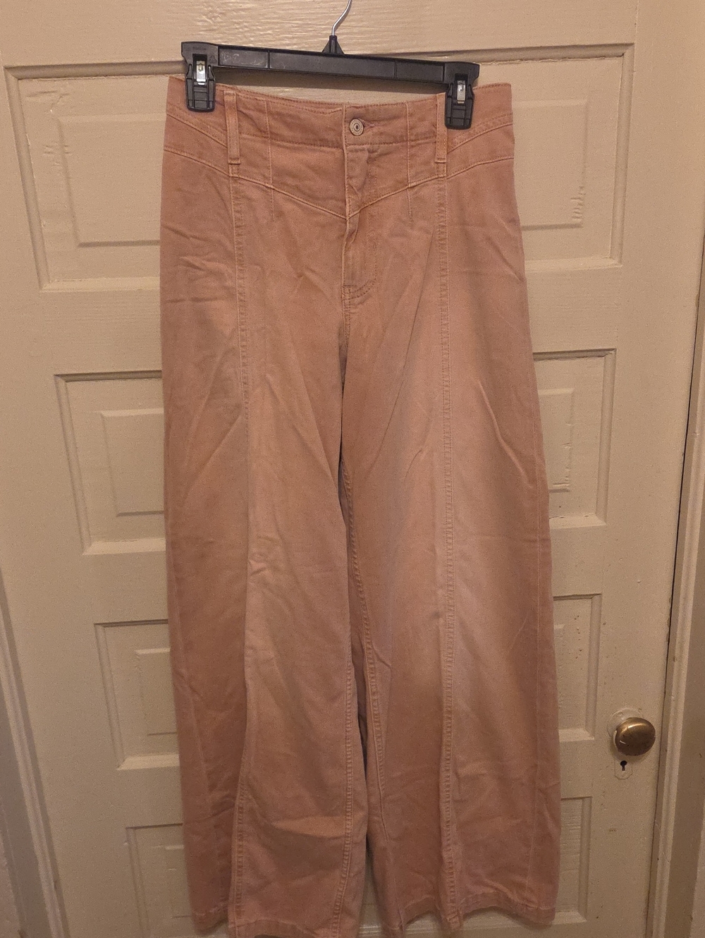 We The Free Wide-Leg Jeans in Dusty Rose Tan